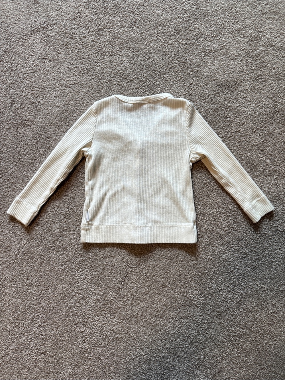 Jamie Kay Cream Ribbed Button-Front Top - Picture 5 of 5